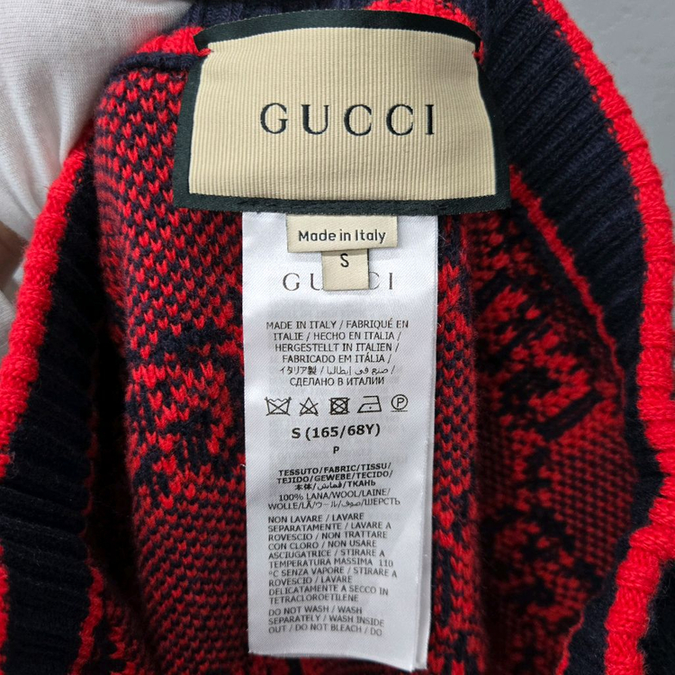 백화점판 / 구찌 GG 자카드 부클레 금장 니트 스커트 셋업 여성S 이미지