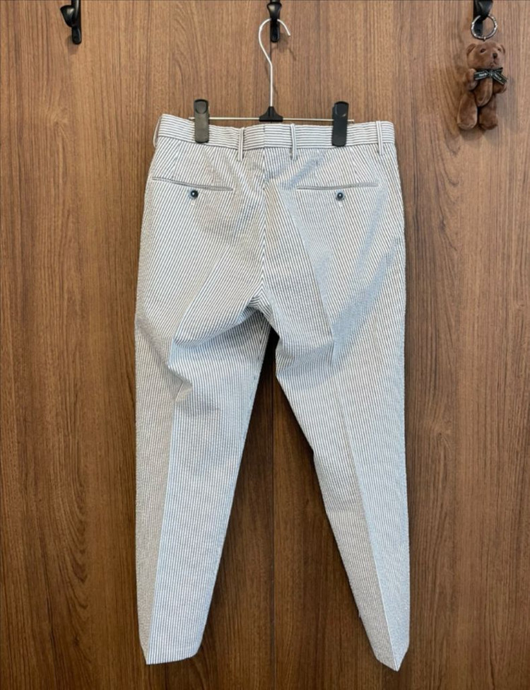 MAN ON THE BOON 맨온더분 스트라이프 면바지 이미지