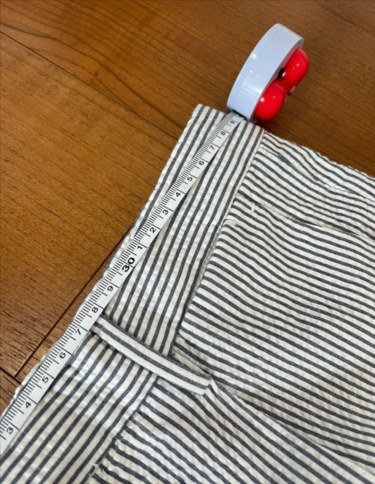 MAN ON THE BOON 맨온더분 스트라이프 면바지 이미지