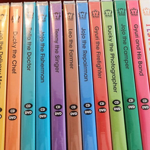 튼튼영어 W플레이 CD DVD 이미지