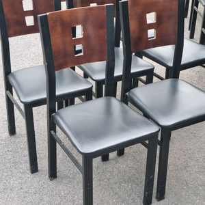 검은색 중고 식당 의자 29개 이미지
