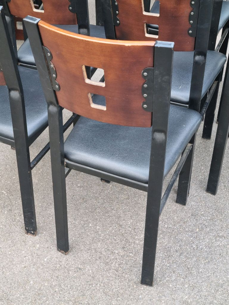 검은색 중고 식당 의자 29개 이미지