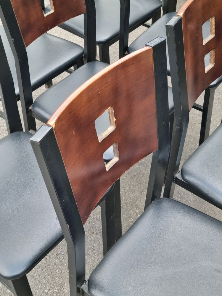 검은색 중고 식당 의자 29개 이미지