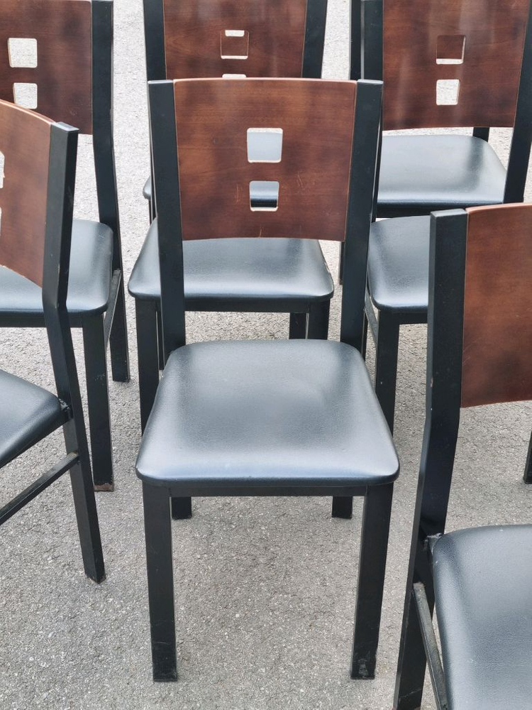 검은색 중고 식당 의자 29개 이미지