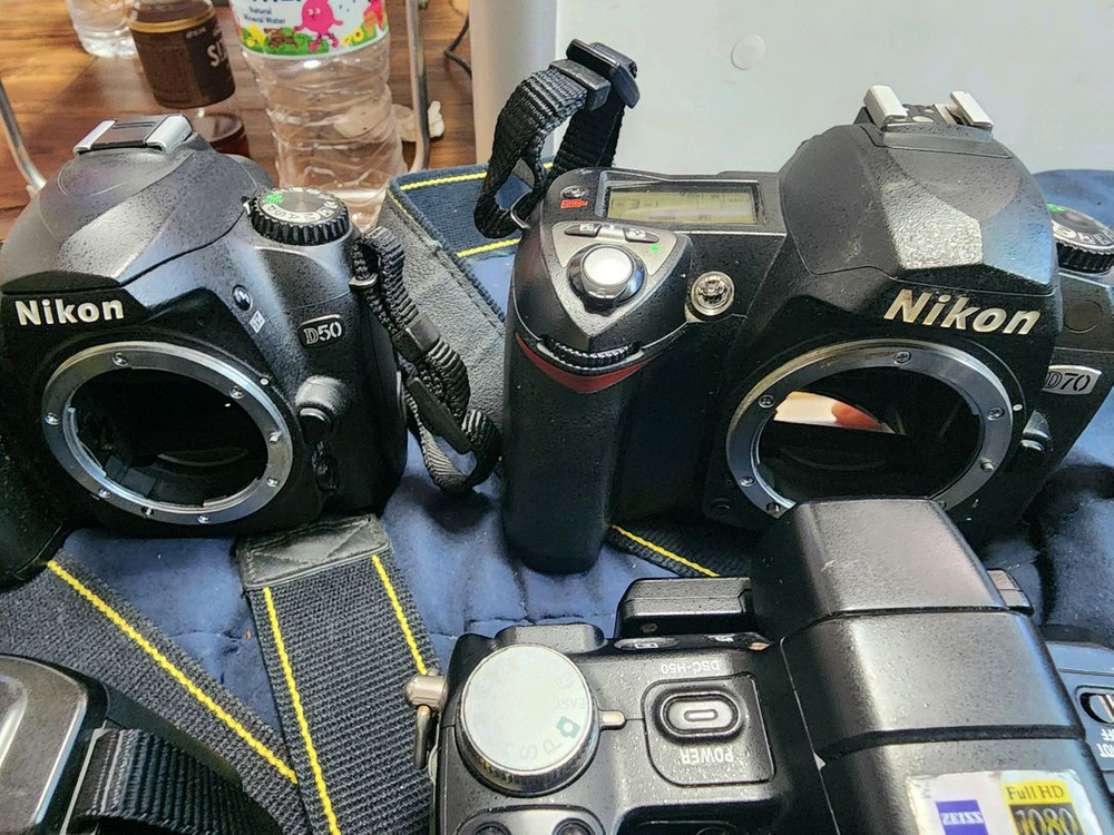 필름카메라 & DSLR 카메라 세트 이미지