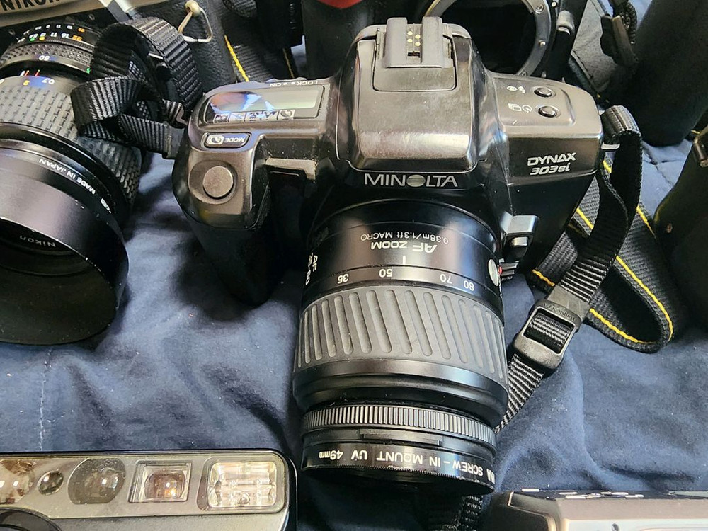 필름카메라 & DSLR 카메라 세트 이미지