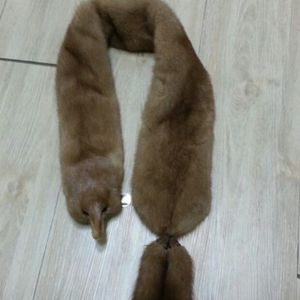 명품 알라스카 수입 진도모피(정품)천연 밍크털 목도리 머플러 윤기좔좔 우산 양산 핸드폰 악세사리 주얼리 이미지