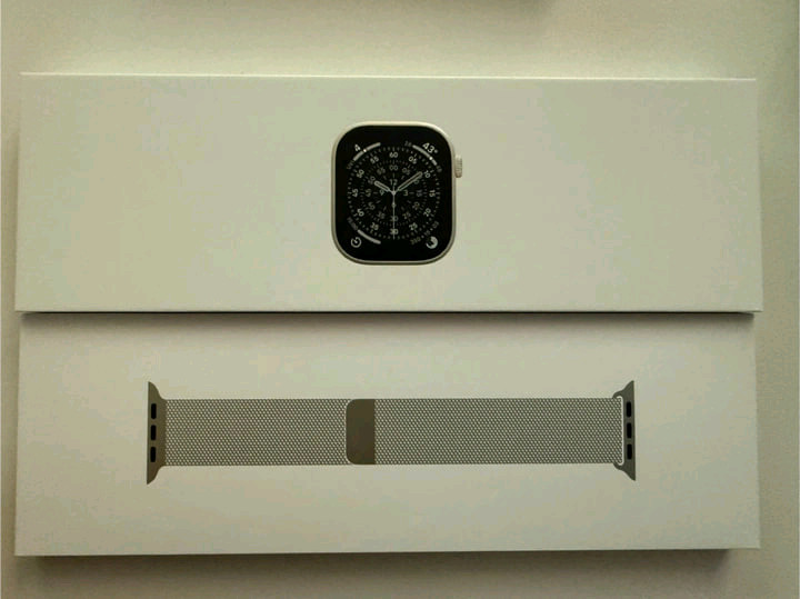 애플워치 11 42mm 내추럴 티타늄 이미지