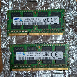 삼성 노트북 DDR3 저전력 8GB x 2 이미지