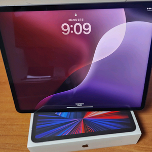 아이패드 프로 5세대 m1 12.9 256GB 풀박스 이미지