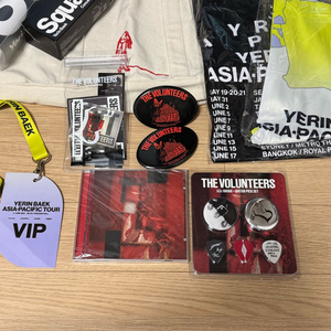 더발룬티어스 굿즈 기타피크&뱃지 스티커팩L CD OST아시아투어키링스퀘어 이미지