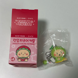 올리브영 망그러진곰 피규어 키링 멜론