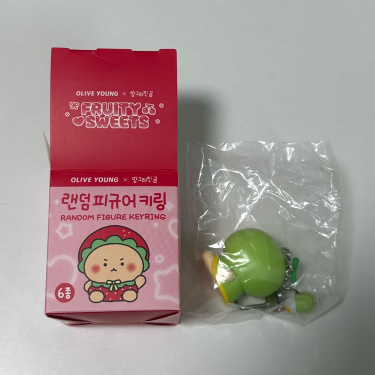 올리브영 망그러진곰 피규어 키링 멜론 이미지