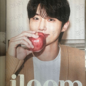 변우석 배우 일룸 굿즈 카탈로그 잡지 브로슈어 네컷 스티커 이미지