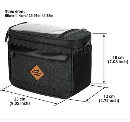 (새상품)자전거 핸들바 가방 보냉백 이미지