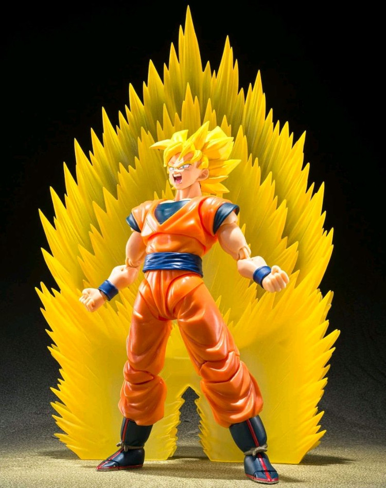 미개봉 Shf 드래곤볼 손오공 이펙트 파츠 세트 + 슈퍼사이아인 풀파워 손오공 미개봉 판매합니다 이미지