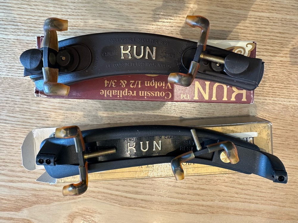 미사용2개 쿤 바이올린 어께받침 1/2 & 3/4 이미지