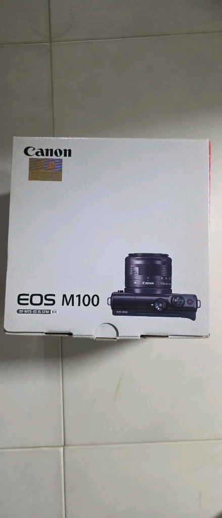 캐논 미러리스 카메라 eos m100 + 18-55mm 렌즈 이미지