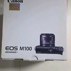캐논 미러리스 카메라 eos m100 + 18-55mm 렌즈 이미지