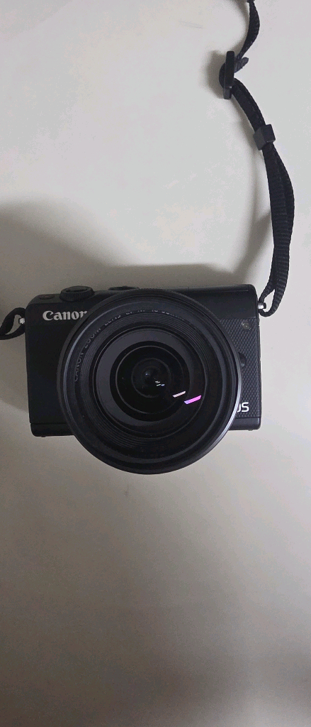 캐논 미러리스 카메라 eos m100 + 18-55mm 렌즈 이미지