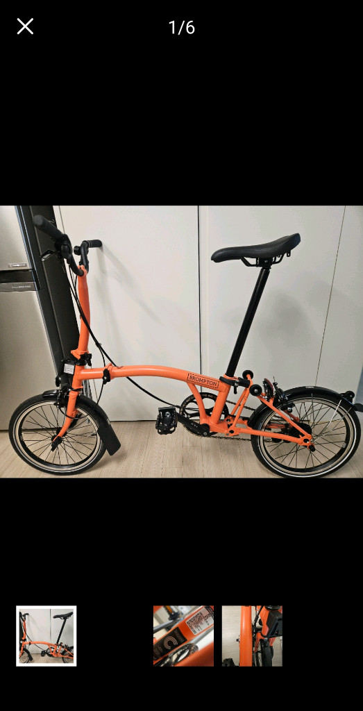 브롬톤 파이어코랄 m2l판매 합니다 이미지