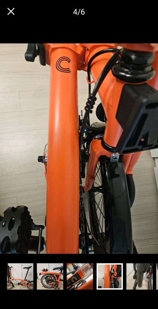 브롬톤 파이어코랄 m2l판매 합니다 이미지