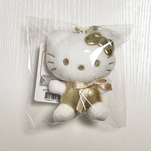 산리오 헬로키티 골드하트 키링 새상품 이미지