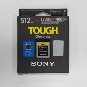 소니 TOUGH 512G CF Express 타입 B 메모리카드 이미지