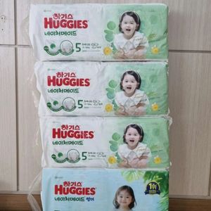 하기스 네이처메이드 5단계 밴드형 기저귀 4팩 이미지