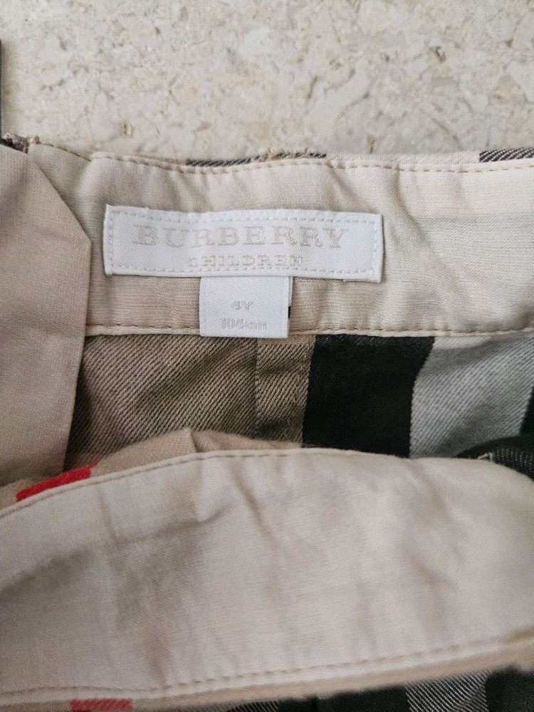 버버리 키즈 체크스커트 이미지