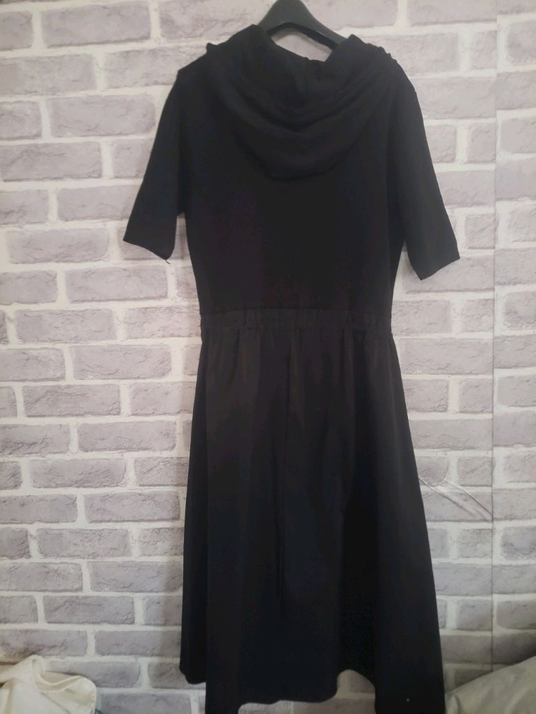 예시카 후드니트 상의 플레어 원피스 이미지