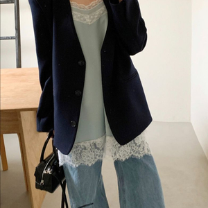 오늘만이가격)바이씨니 제작 레이스나시 민트 이미지