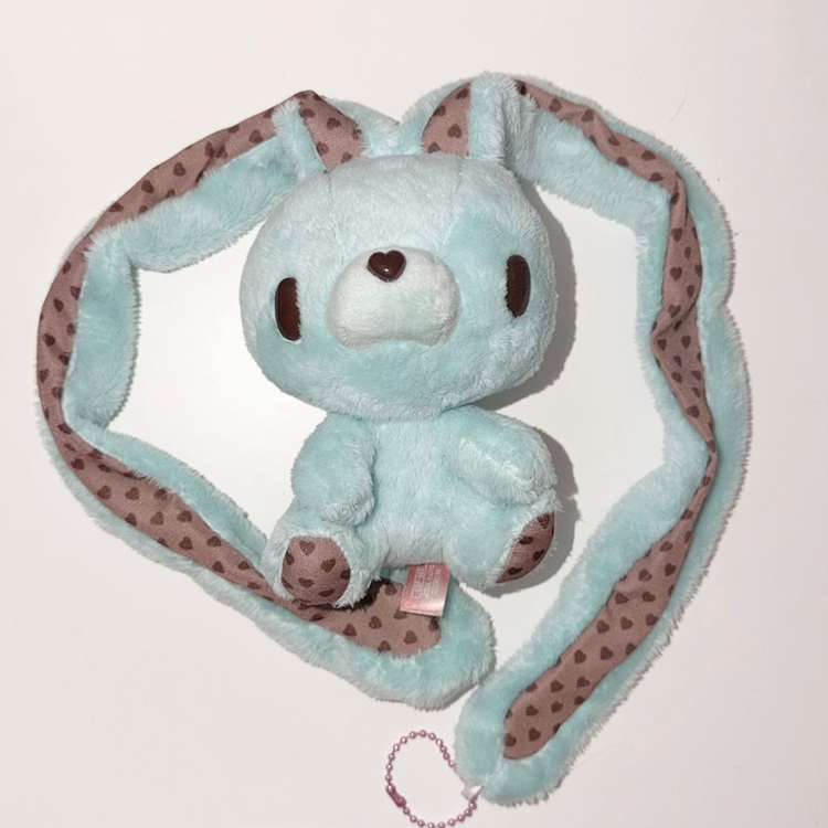 범용토끼 발렌타인 민트초코 인형 키링 이미지