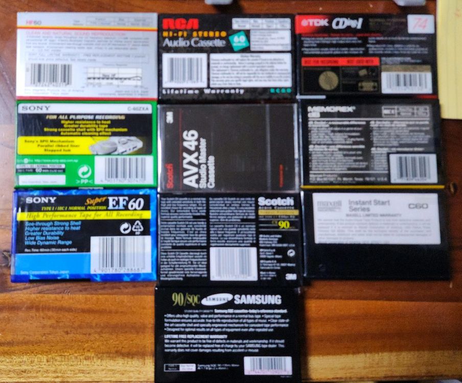 여러 브랜드 레어템 노멀 공테이프 미개봉 10개 이미지