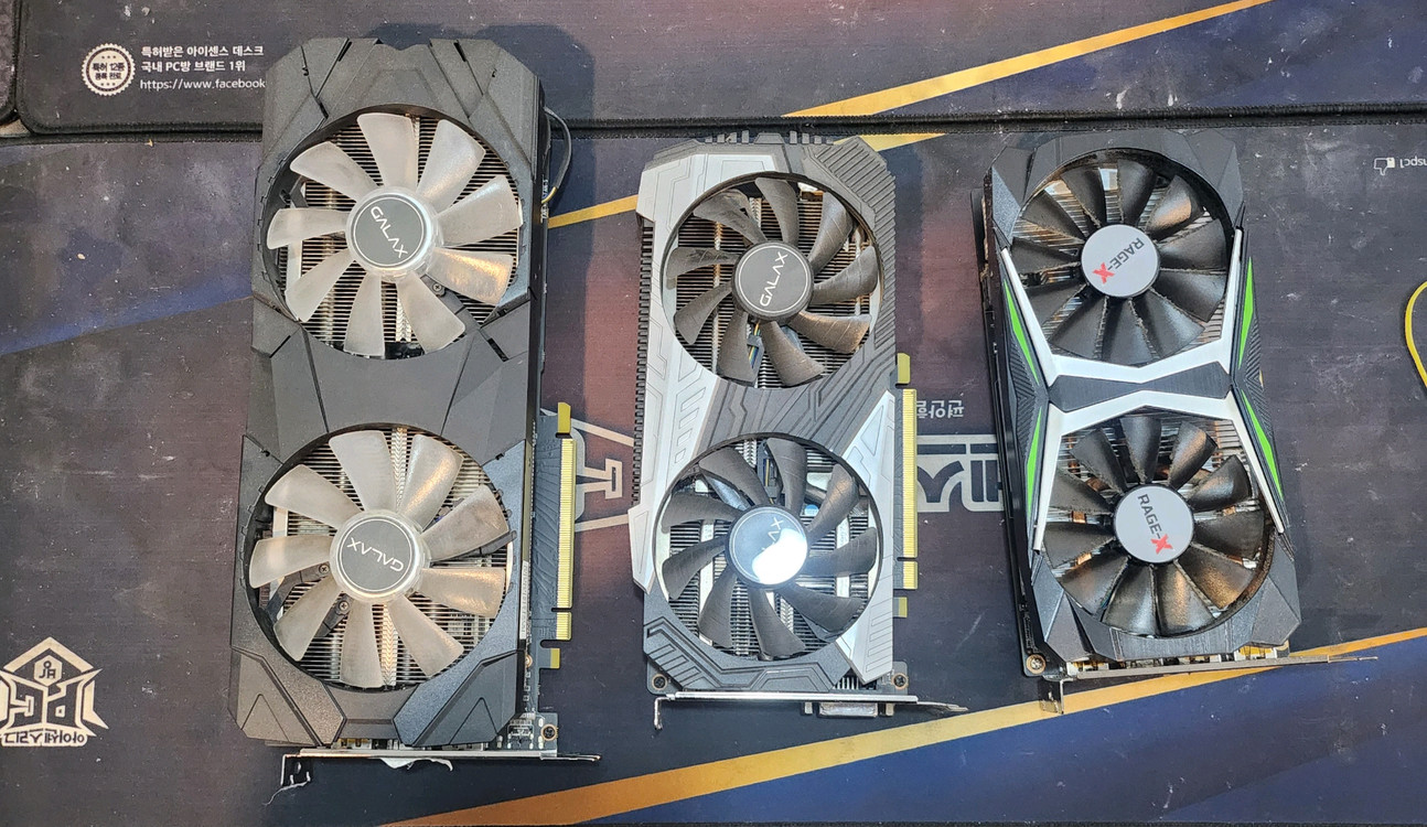 RTX2060SUPER ( RTX3060 동급 ) 그래픽카드 3장 팝니다 이미지