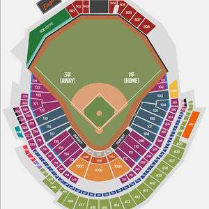 4월 11일(토) 한화 기아 1루/3루 내야지정석A,응원단석 이미지