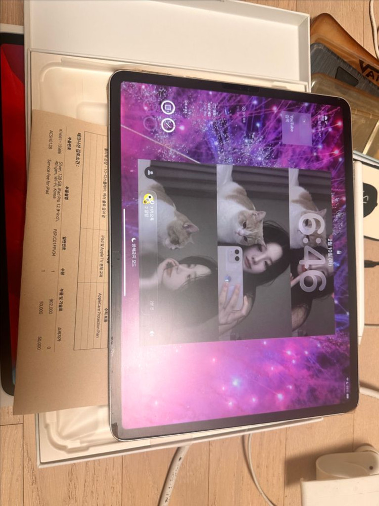 아이패드 프로 4세대 12.9 실버 128gb + 애플펜슬 2 이미지