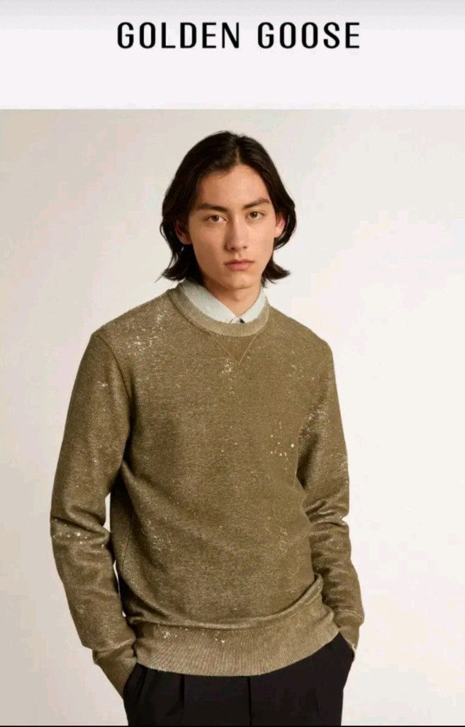 [전체 글 필독 새상품급 정품 남성용] 골든구스 워싱 맨투맨 XXS 사이즈 (발망 아미리 디스쿼어드2) 이미지