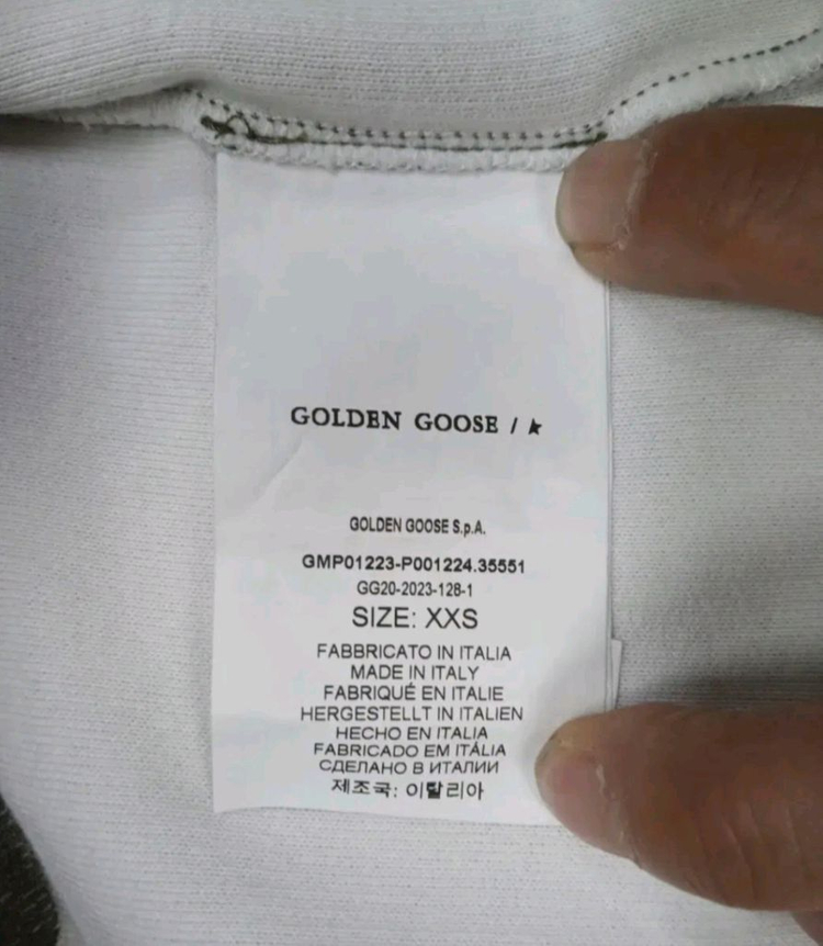 [전체 글 필독 새상품급 정품 남성용] 골든구스 워싱 맨투맨 XXS 사이즈 (발망 아미리 디스쿼어드2) 이미지