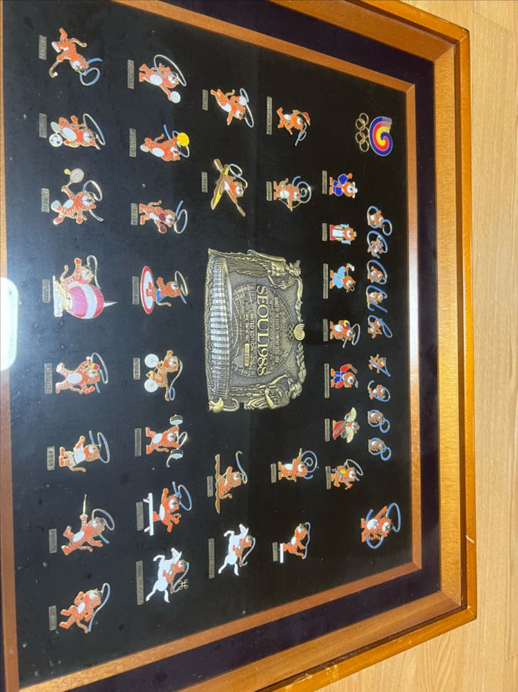 88올림픽 호돌이 핀 배지 컬렉션 리미티드 이미지