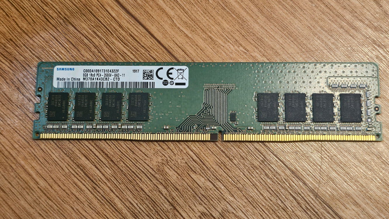 삼성 DDR4 8GB 2666MHz 메모리 램 이미지