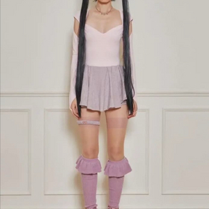 [구해요] 페르트 풀온스커트 모브라벤더