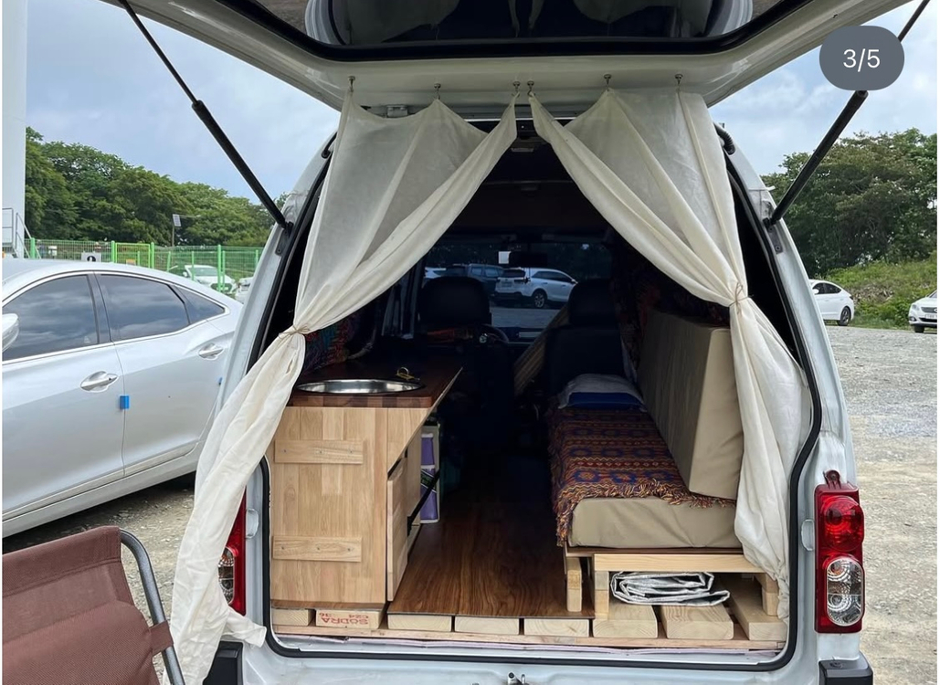 2017 다마스 자작 캠핑카 이미지