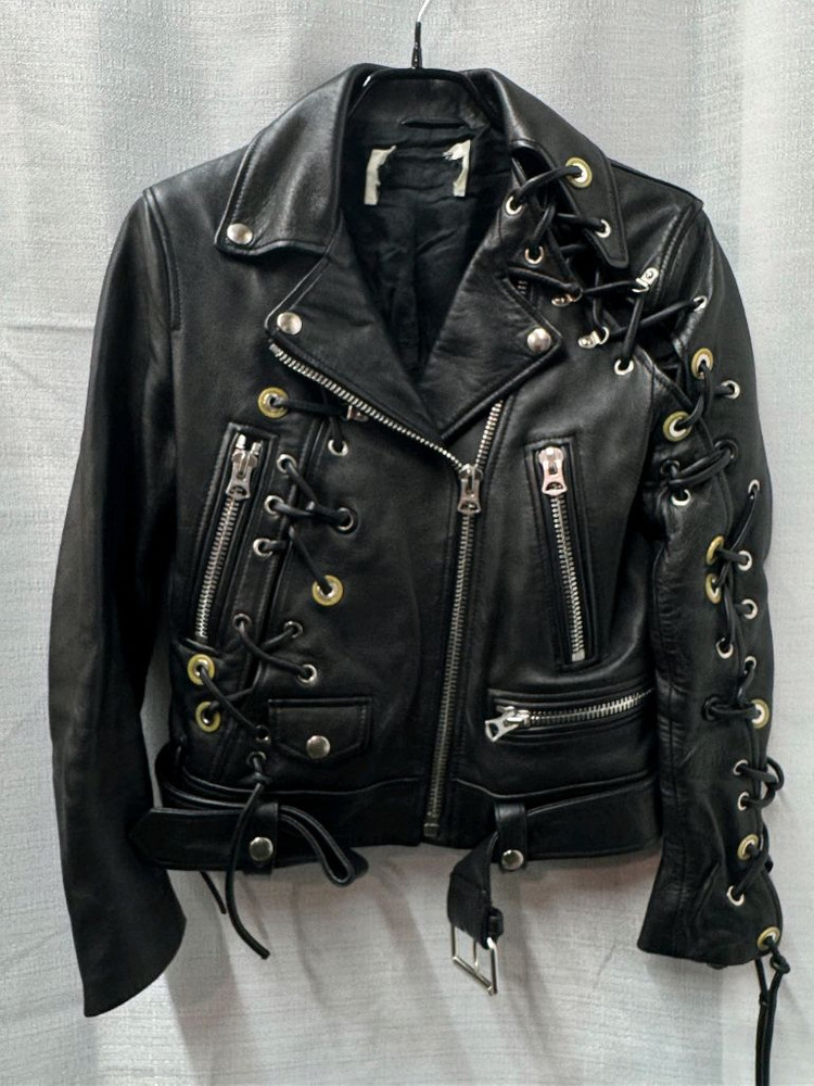 아크네스튜디오 양가죽 레이스업 레더자켓 34(XS) 이미지