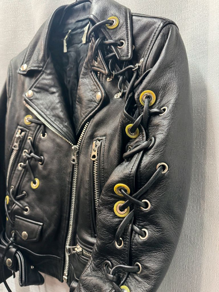 아크네스튜디오 양가죽 레이스업 레더자켓 34(XS) 이미지