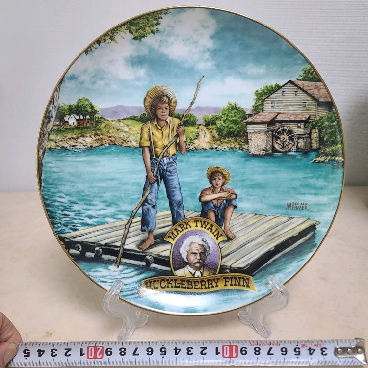 다양한 미국 엔틱 도자기 접시 장식 이미지