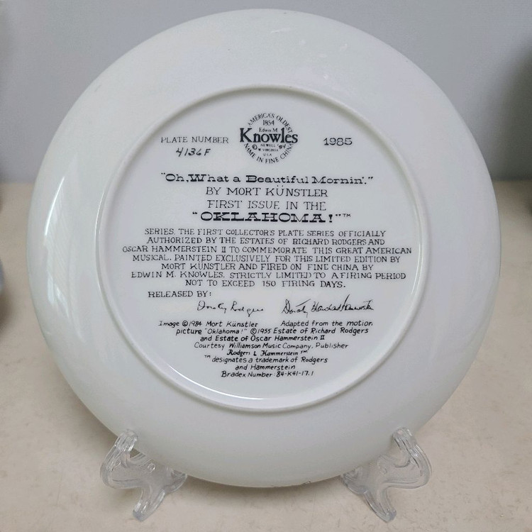 다양한 미국 엔틱 도자기 접시 장식 이미지