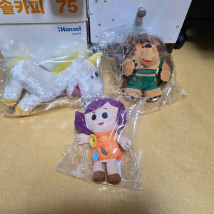 토이스토리 씽크웨이 버터컵, 돌리, 프리클팬츠 이미지