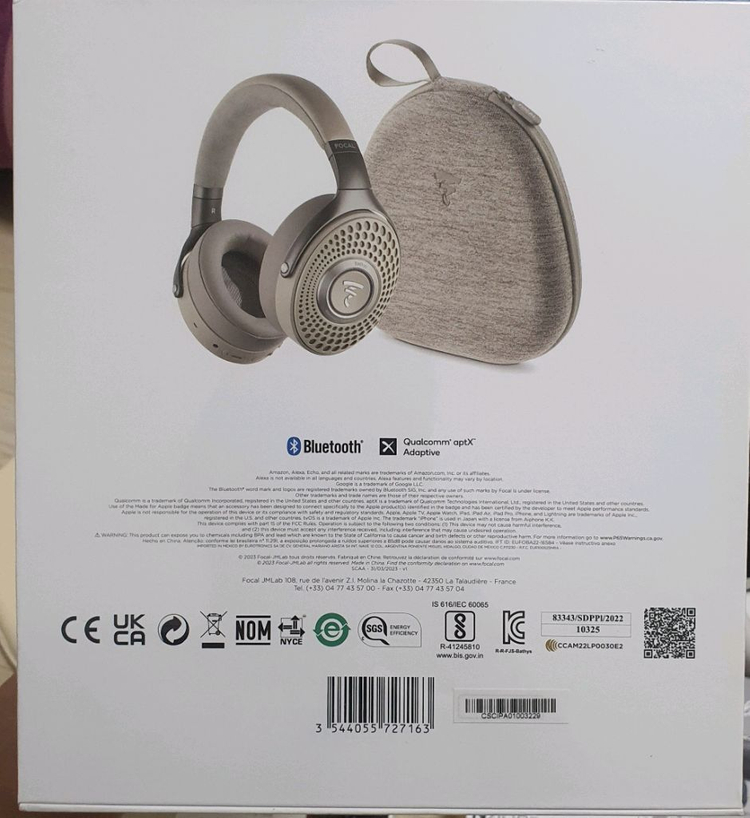 FOCAL Bathys 노이즈 캔슬링 헤드폰 이미지