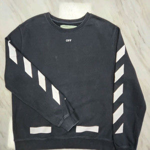 [정품 파격가 남여공용] 오프화이트 맨투맨 긴팔 M 사이즈 (발망 아미리 디스쿼어드2) 이미지